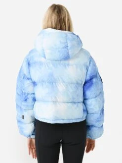 Whitespace Women's Cropped Puffer Jacket -ST.BERNARD Clothing WIE0017xICEBLUEWHITExAlt1 114029241
