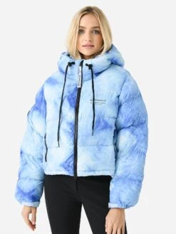 Whitespace Women's Cropped Puffer Jacket -ST.BERNARD Clothing WIE0017xICEBLUEWHITExPrimary 114029240