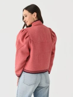 Antik Batik Women's William Jacket -ST.BERNARD Clothing WILLIAM1JKTxREDxAlt3 142447851