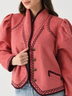 Antik Batik Women's William Jacket -ST.BERNARD Clothing WILLIAM1JKTxREDxAlt4 142447852