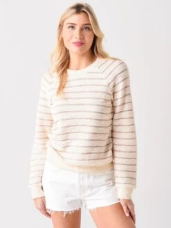 Faherty Brand Women's Pacifica Terry Crew Sweatshirt