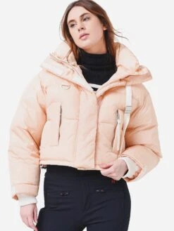 Shoreditch Ski Club Women's Willow Short Puffer Jacket 6 Shoreditch Ski Club Women's Willow Short Puffer Jacket -ST.BERNARD Clothing WO029WxPEACHxAlt2 119203391