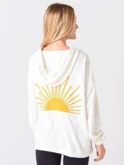 Faherty Brand Women's Daybreak Hoodie -ST.BERNARD Clothing WOU2101xMORNINGRAYSxAlt3 39309695
