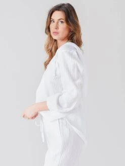 Xirena Women's Owen Shirt 6 Xirena Women's Owen Shirt -ST.BERNARD Clothing X18508xWHITExAlt2 58140013