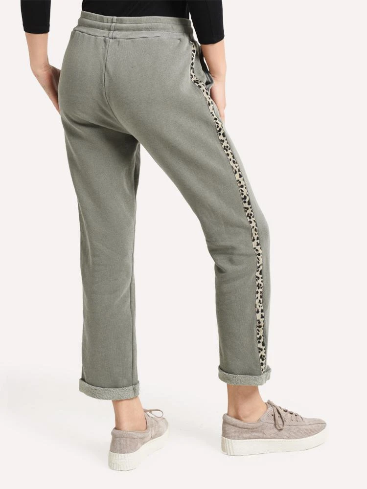 Sundry Leopard Trim Trouser Sweatpant 3 Sundry Leopard Trim Trouser Sweatpant - Image 3