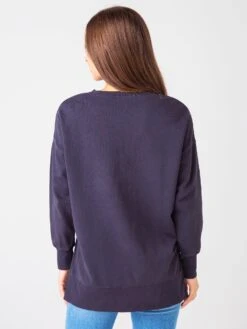 Z Supply Women's Layer Up Sweatshirt -ST.BERNARD Clothing ZLT213116xWASHEDBLACKxAlt3 43526779