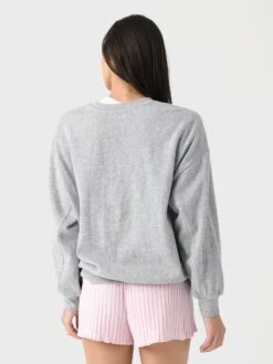 Z Supply Women's Oversized Sunday Sweatshirt -ST.BERNARD Clothing ZLT243751xHEATHERGREYxAlt3 139687134