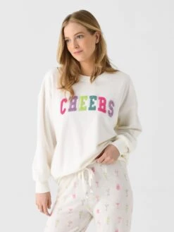Z Supply Women's Oversized Cheers Sweatshirt