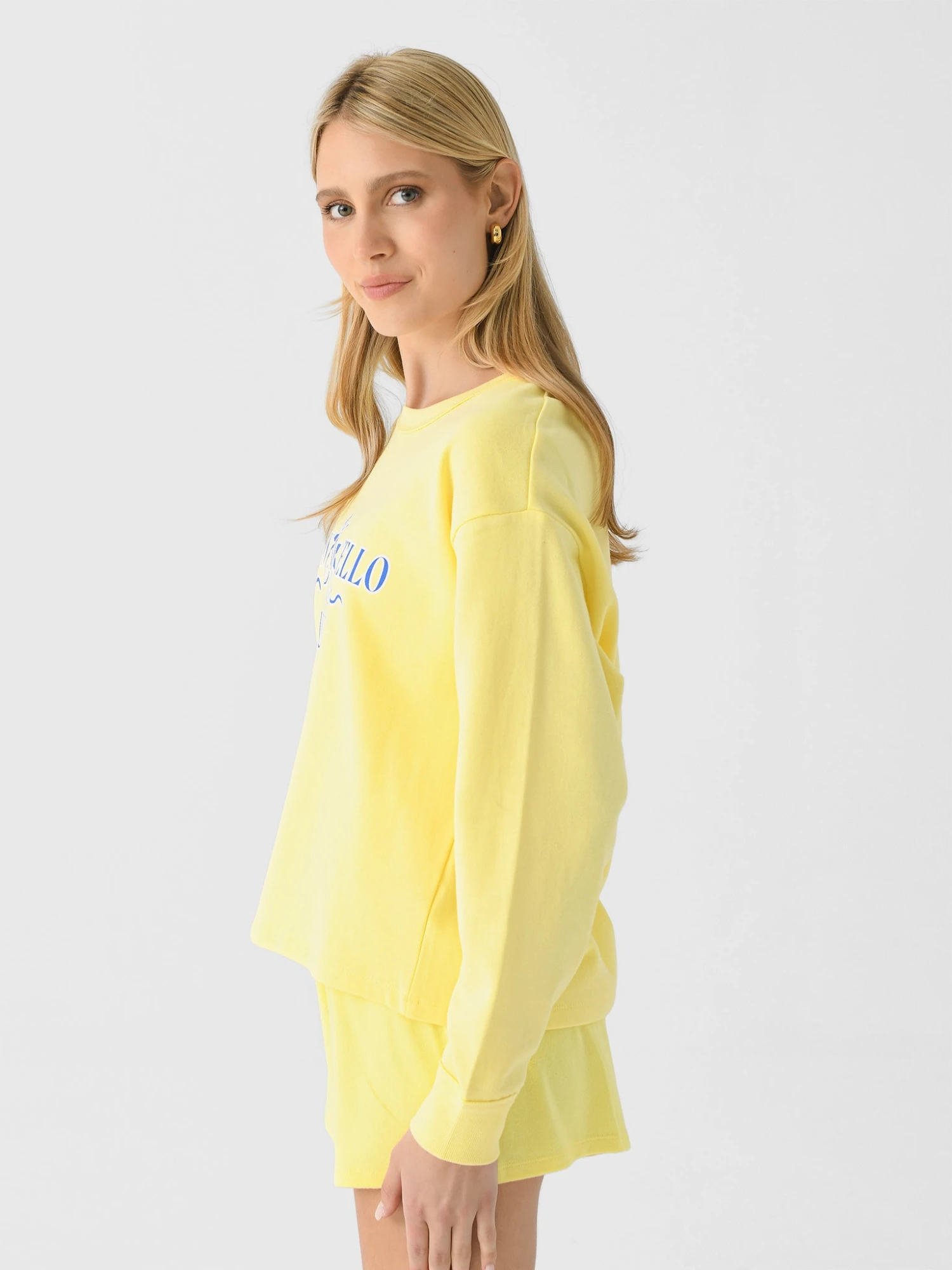 Z Supply Women's Limoncello Sweatshirt 3 Z Supply Women's Limoncello Sweatshirt - Image 3