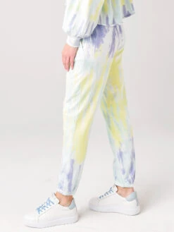 Z Supply Women's Atlas Boyfriend Sorbet Skies Tie-Dye Jogger -ST.BERNARD Clothing ZP212504xLAVENDERGREYxAlt2 35056383