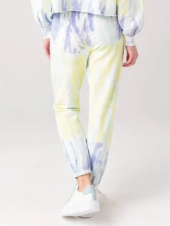 Z Supply Women's Atlas Boyfriend Sorbet Skies Tie-Dye Jogger -ST.BERNARD Clothing ZP212504xLAVENDERGREYxAlt3 35056386
