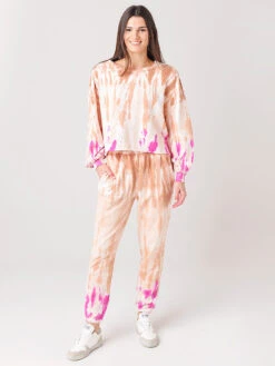 Z Supply Women's Atlas Boyfriend Sorbet Skies Tie-Dye Jogger -ST.BERNARD Clothing ZP212504xSAHARAxAlt1 35056907