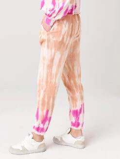 Z Supply Women's Atlas Boyfriend Sorbet Skies Tie-Dye Jogger -ST.BERNARD Clothing ZP212504xSAHARAxAlt2 35056910
