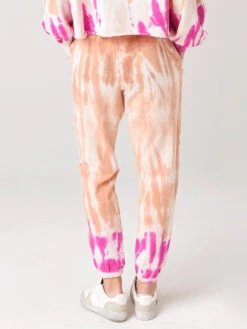 Z Supply Women's Atlas Boyfriend Sorbet Skies Tie-Dye Jogger -ST.BERNARD Clothing ZP212504xSAHARAxAlt3 35056913