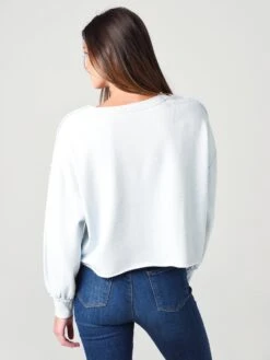 Z Supply Women's Tempest Sweatshirt -ST.BERNARD Clothing ZT203503xGLACIERxAlt2 16400604