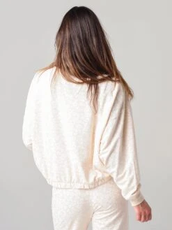 Z Supply Women's Mason Leopard Pullover Sweatshirt -ST.BERNARD Clothing ZT203626xBONExAlt2 12854061