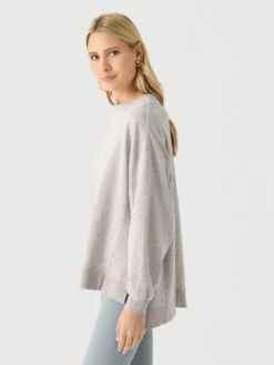 Z Supply Women's Modern Weekender Sweatshirt 19 Z Supply Women's Modern Weekender Sweatshirt -ST.BERNARD Clothing ZT203706xHEATHERTAUPExAlt2 142713108