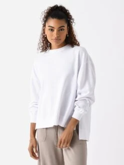 Z Supply Women's Modern Weekender Sweatshirt 22 Z Supply Women's Modern Weekender Sweatshirt -ST.BERNARD Clothing ZT203706xWHITExPrimary 135115413