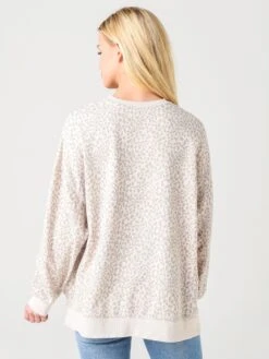 Z Supply Women's Tonal Leopard Modern Weekender -ST.BERNARD Clothing ZT211319xSANDSHELLxAlt3 25560247