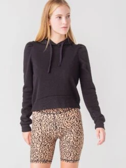 Z Supply Women's Logan Puff Sleeve Hoodie