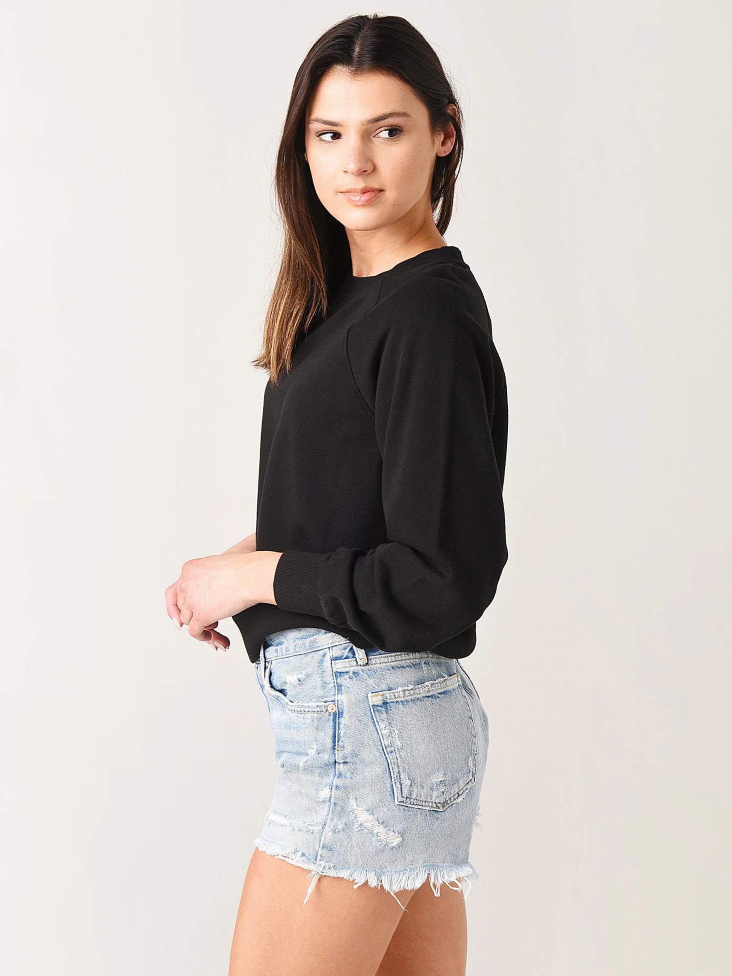 Z Supply Women's Billie Classic Sweatshirt 3 Z Supply Women's Billie Classic Sweatshirt - Image 3