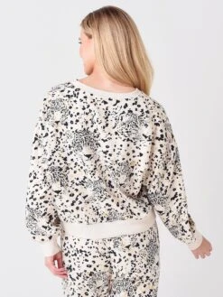 Z Supply Women's Cali Wild Sun Sweatshirt -ST.BERNARD Clothing ZT212555xLINENxAlt3 38265394