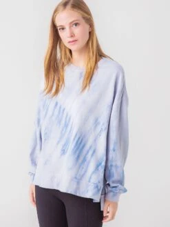 Z Supply Women's Tie-Dye Modern Weekender -ST.BERNARD Clothing ZT213266xSKYBLUExPrimary 43015294