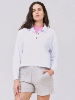 Z Supply Women's Charlie Polo Sweatshirt