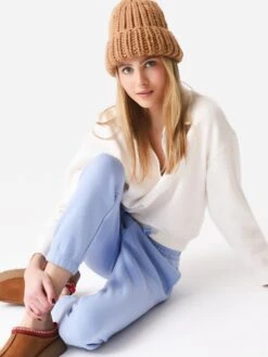 Z Supply Women's Maeve Collar Henley Top