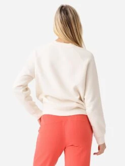 Z Supply Women's Vacation Sweatshirt 9 Z Supply Women's Vacation Sweatshirt -ST.BERNARD Clothing ZT231508xADOBEWHITExAlt4 87662645