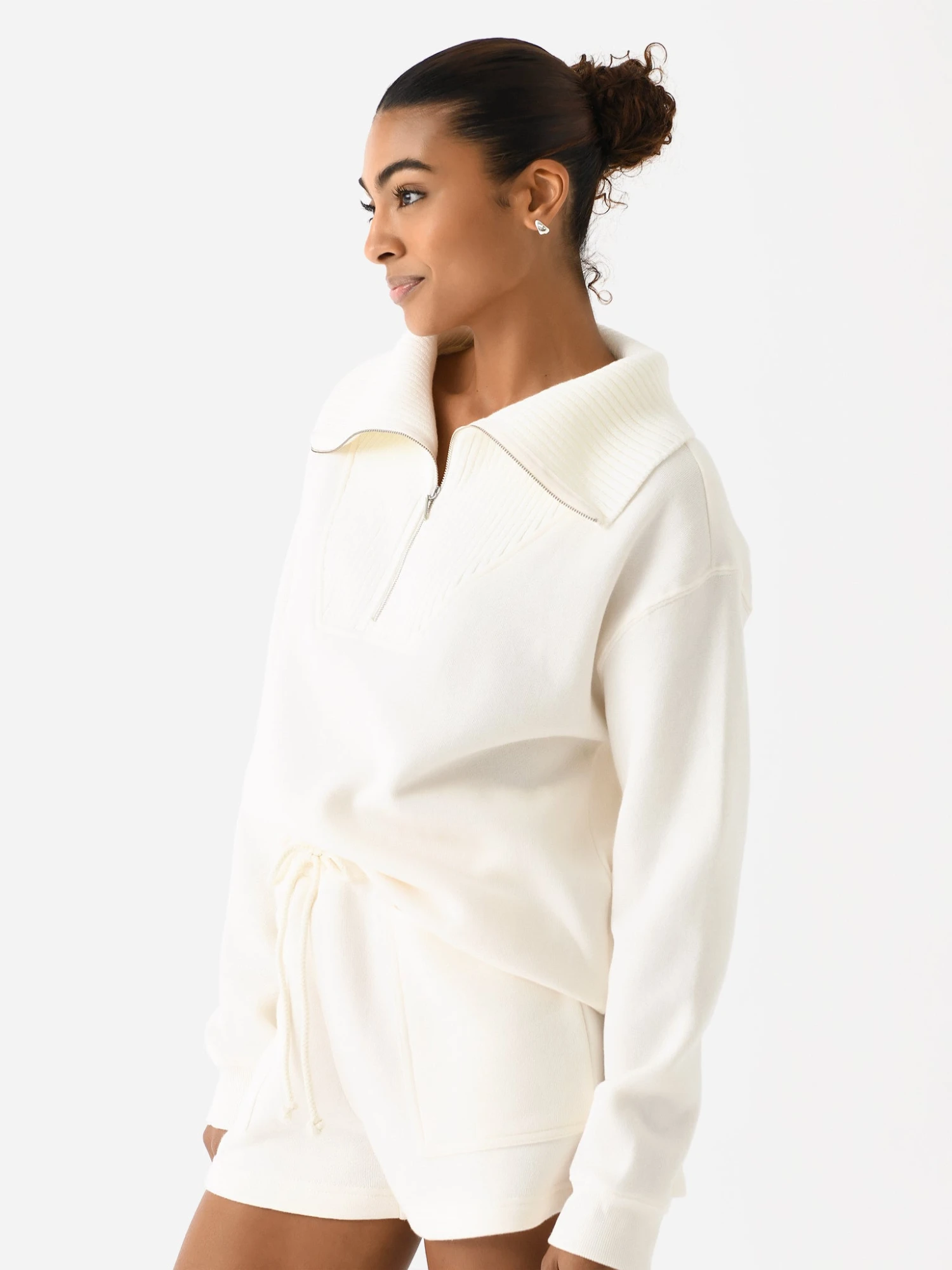 Z Supply Women's Sonata Fleece Sweatshirt 3 Z Supply Women's Sonata Fleece Sweatshirt - Image 3