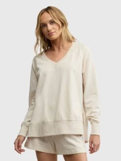 Z Supply Women's Weekender V-Neck -ST.BERNARD Clothing ZT253919xLIGHTOATMEALHEATHERxPrimary 163984374 c5e2dde9 2458 49fe b187 8bdffc8e039e
