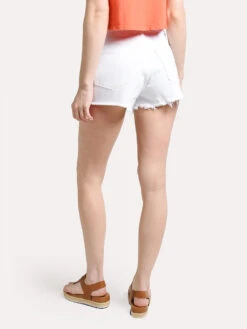 Agolde Parker Vintage Cut Off Short -ST.BERNARD Clothing a026b 997 gleam white alt2