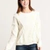 ATM Merino Wool Fringe Sweater