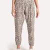 ATM Lunar Leopard Silk Sweatpants