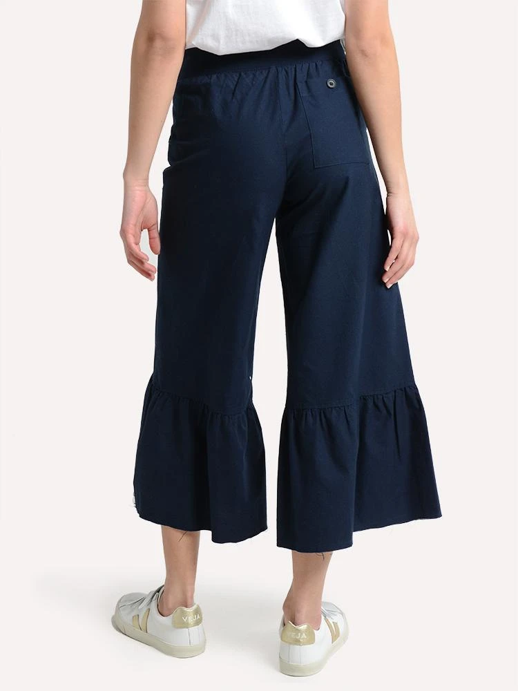 ATM Women's Cotton Oxford Flared Pants 4 ATM Women's Cotton Oxford Flared Pants - Image 4