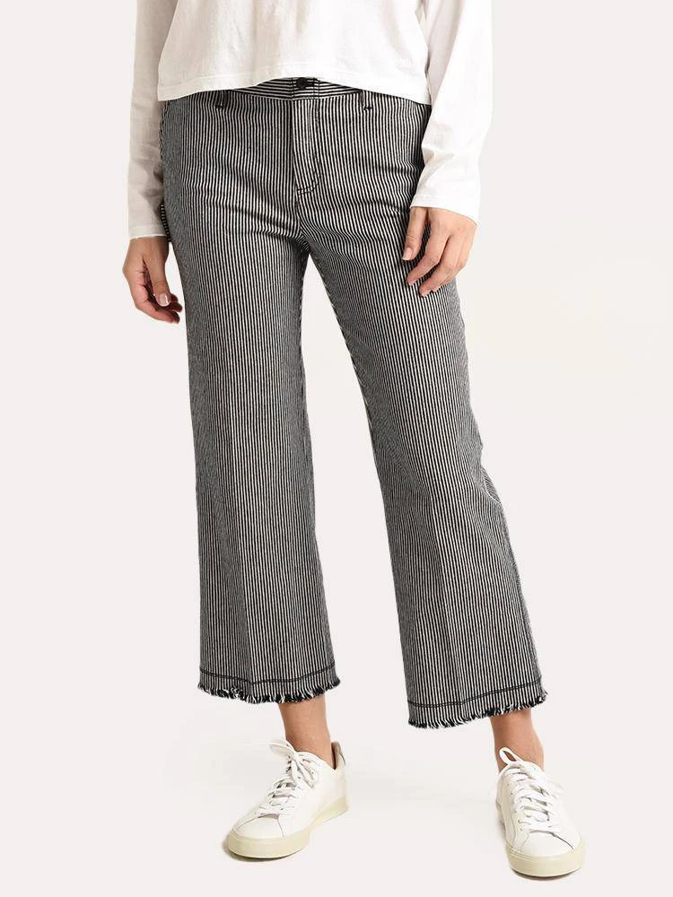 ATM Women's Railroad Stripe Pant 1 ATM Women's Railroad Stripe Pant
