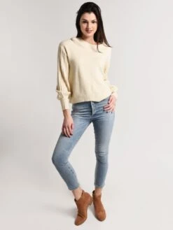 J.O.A. Oversized Easy Sweater -ST.BERNARD Clothing bc7782 creamalt3