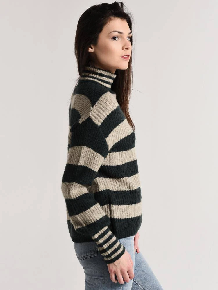 J.O.A. Stripe Turtleneck Sweater 3 J.O.A. Stripe Turtleneck Sweater - Image 3