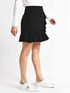 BB Dakota It's A Vibe Skirt -ST.BERNARD Clothing bi309298 blackalt2