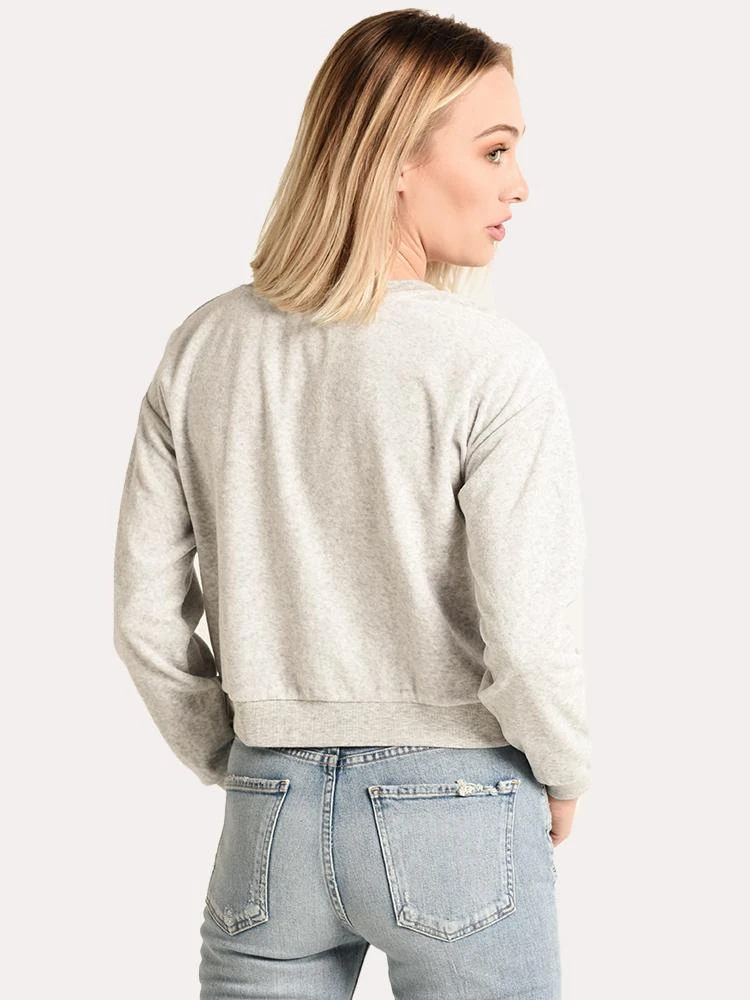 BB Dakota Tie It Together Lace Up Sweatshirt 4 BB Dakota Tie It Together Lace Up Sweatshirt - Image 4