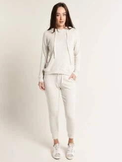 Velvet Brooke Hoodie Top -ST.BERNARD Clothing brooke03 ashalt1