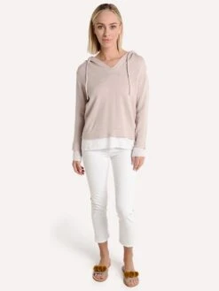 Brochu Walker The Ressie Hoodie -ST.BERNARD Clothing cci2676 cameopinkw whiteunderlayeralt3