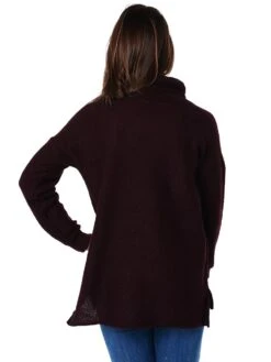 Cupcakes And Cashmere Cowl Neck Sweater -ST.BERNARD Clothing cg36009 dexter oxbloodalt2