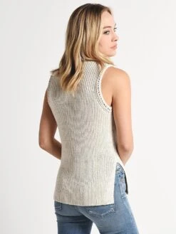 Cupcakes And Cashmere Kristy Sweater -ST.BERNARD Clothing ci306408 oatmealalt3