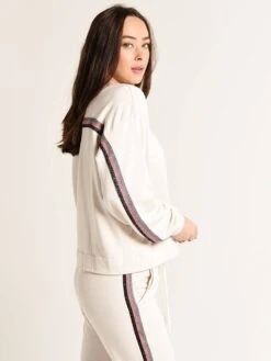 Velvet Devine Long Sleeve Crew Neck Top -ST.BERNARD Clothing divine03 beachalt2