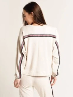 Velvet Devine Long Sleeve Crew Neck Top -ST.BERNARD Clothing divine03 beachalt3