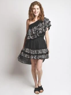 Misa Breanna Skirt -ST.BERNARD Clothing fesk62101 blackalt3