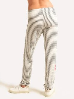 Monrow Pinstripe Love Sweats -ST.BERNARD Clothing hb0128 57 ashpinstripealt2
