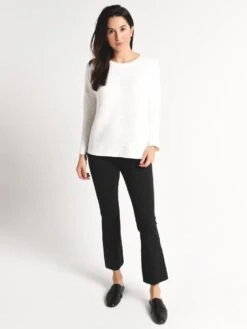 Brochu Walker Danis Cropped Flare -ST.BERNARD Clothing hgp2507 graphitemelangealt1